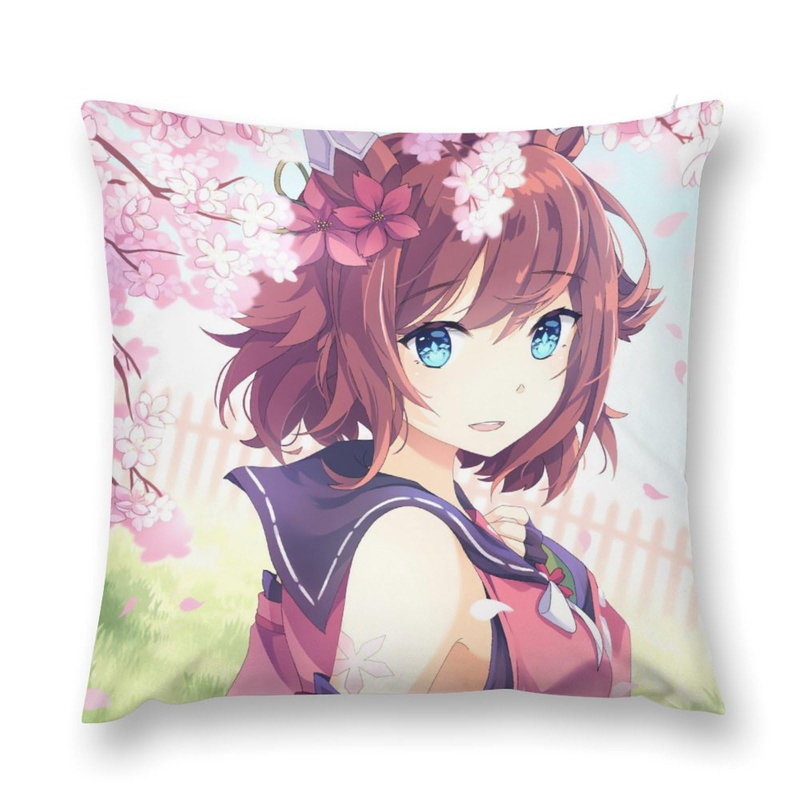 Amazon.co.jp: ウマ-娘-木の下の桜花千代王クッションカバー20 